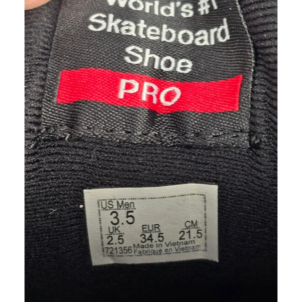 Vans Skate Chukka Low Pro Sneakers Kids Sz 3.5 Navy Suede Canvas Shoes School